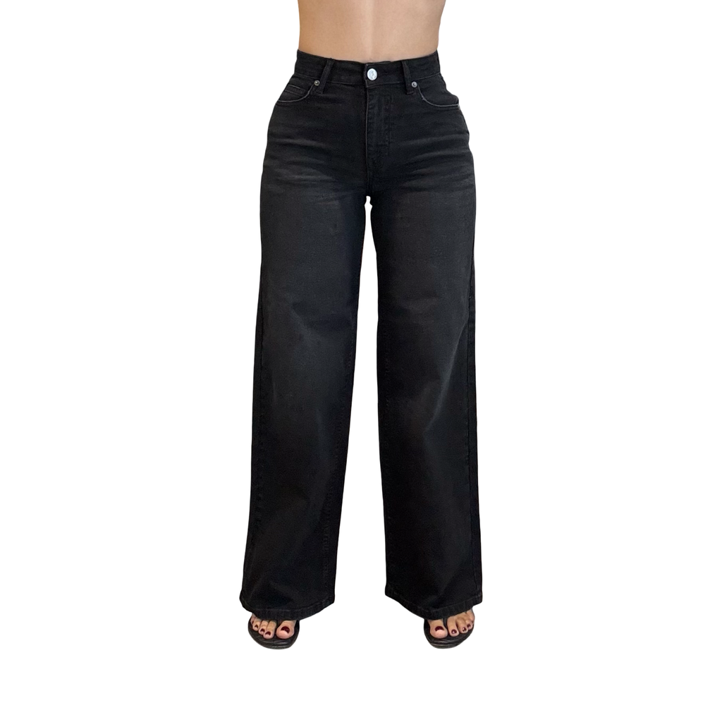 Antonella High Rise Wide Leg Jeans – 30” Inseam