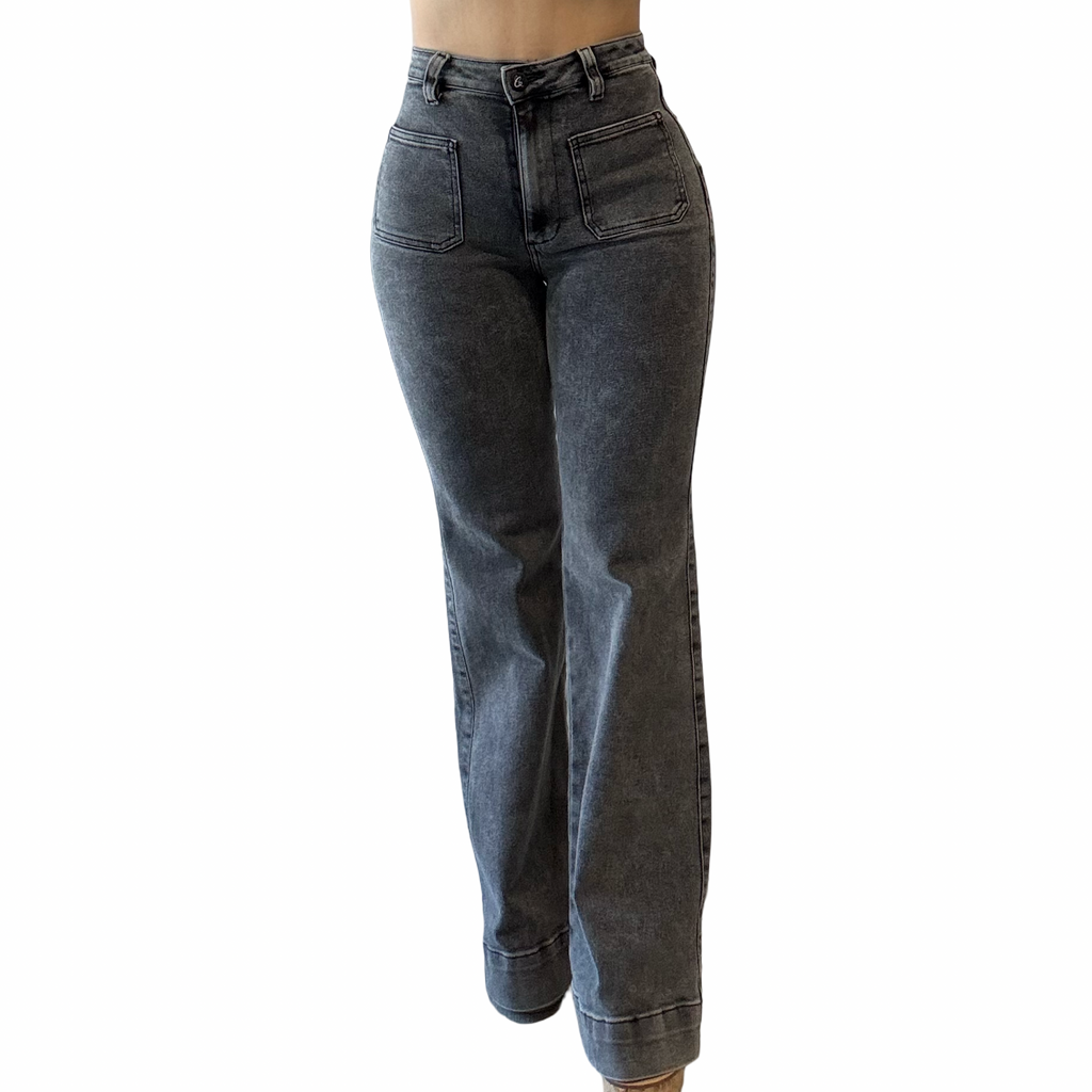 Seraphina High-Rise Flare Jean.