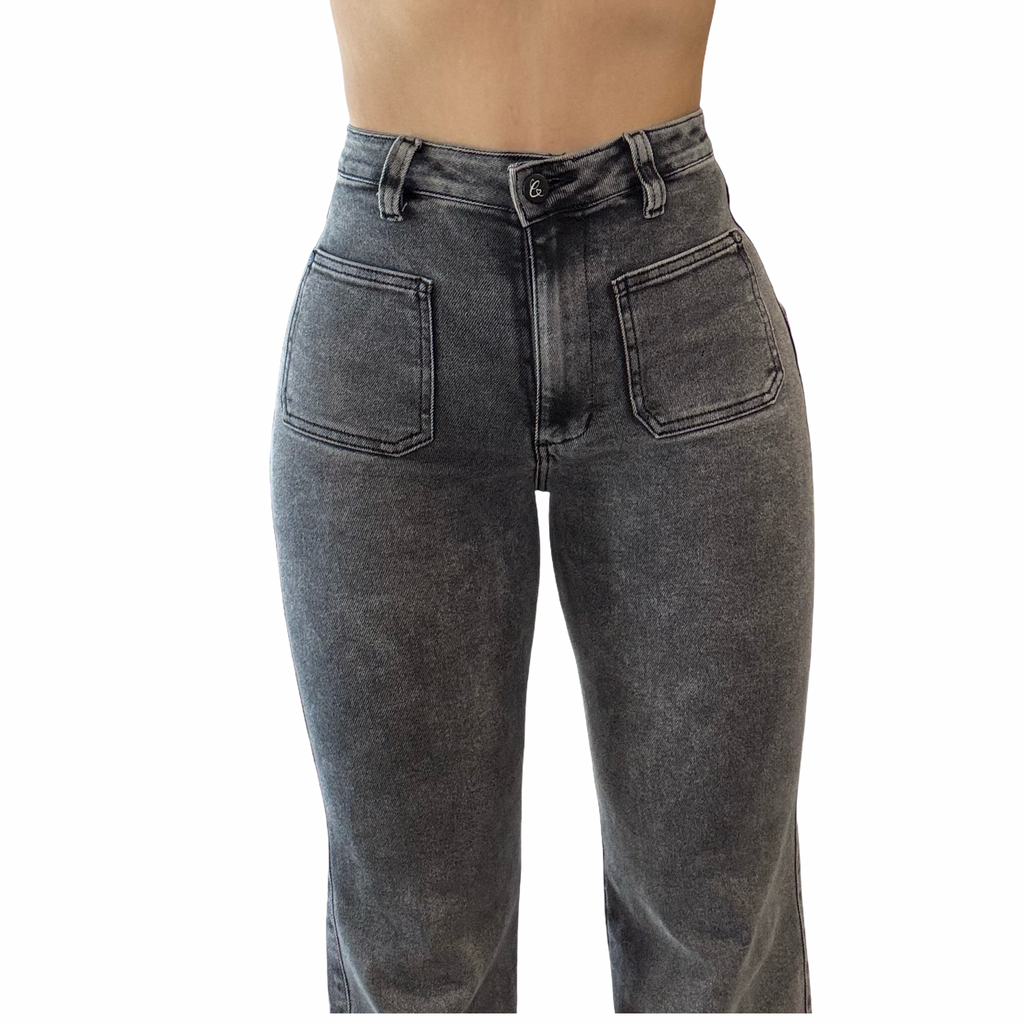 Seraphina High-Rise Flare Jean.