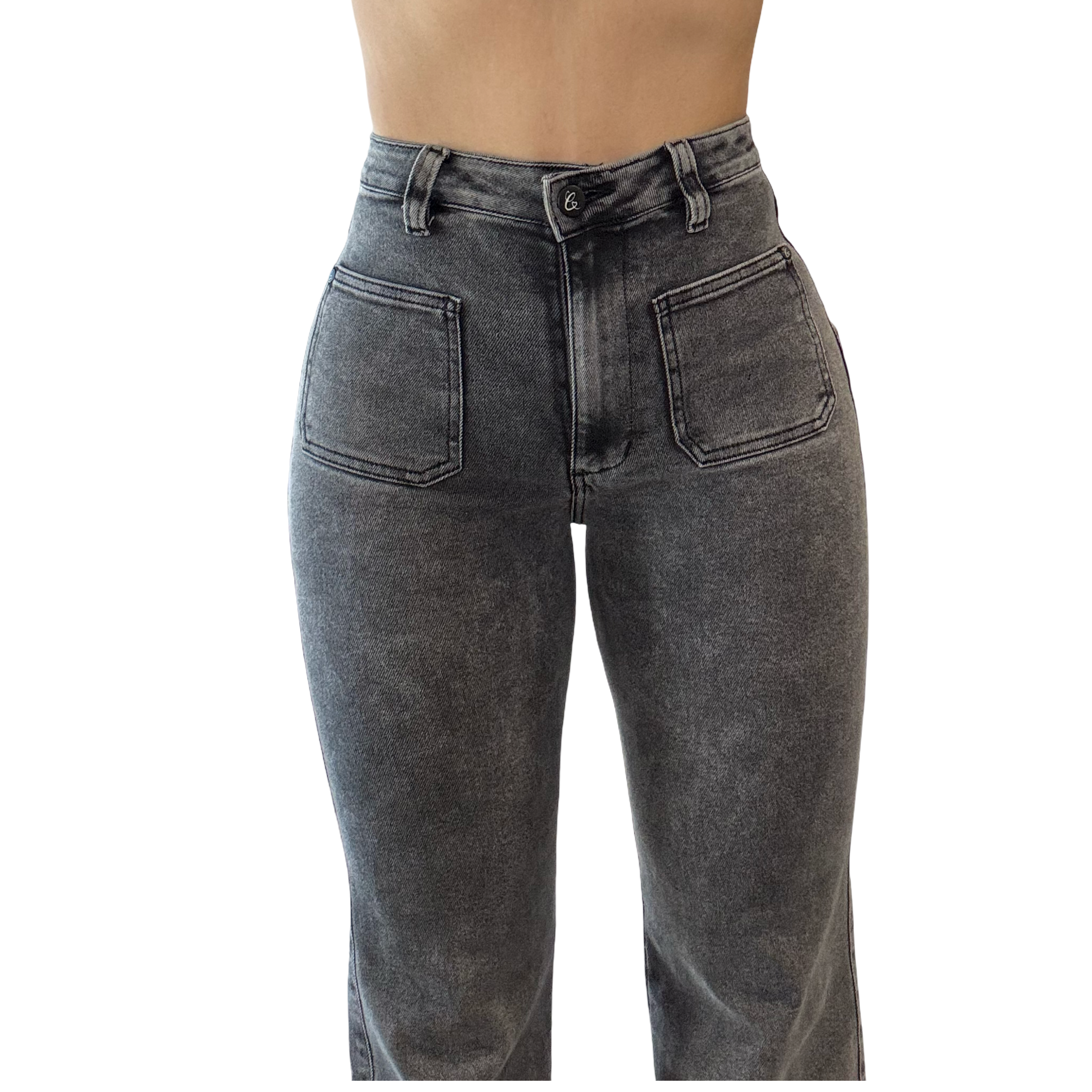 Seraphina High-Rise Flare Jean.