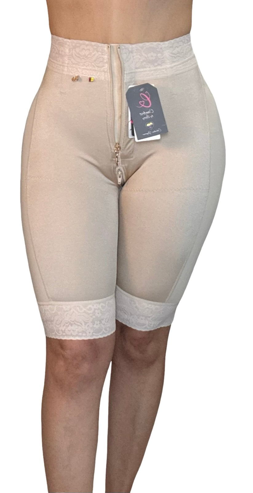 Knee-Length Invisible Capri Shapewear Whith abdominal control and firm support