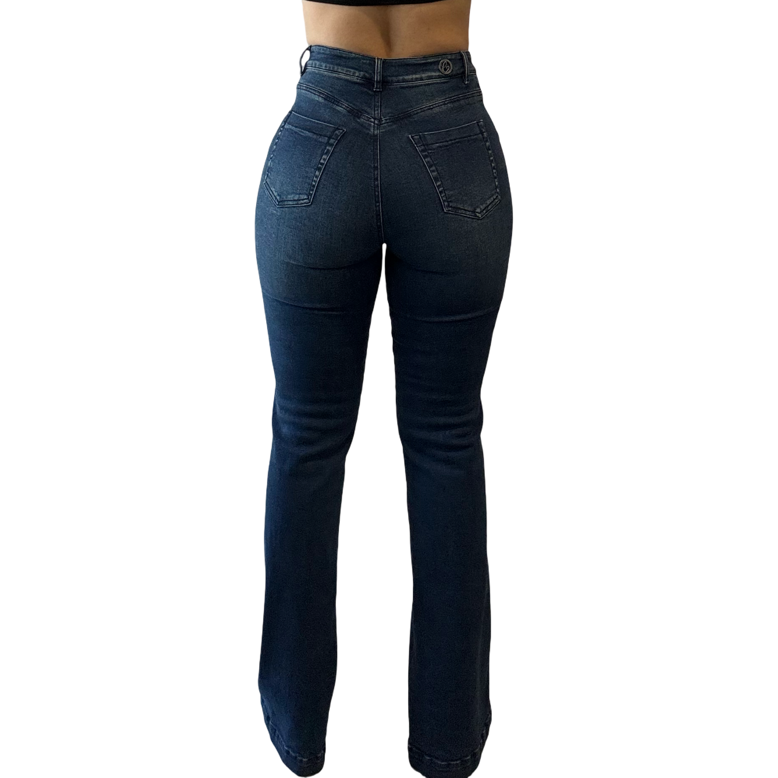 Valentina Side Stripe Flare Jean