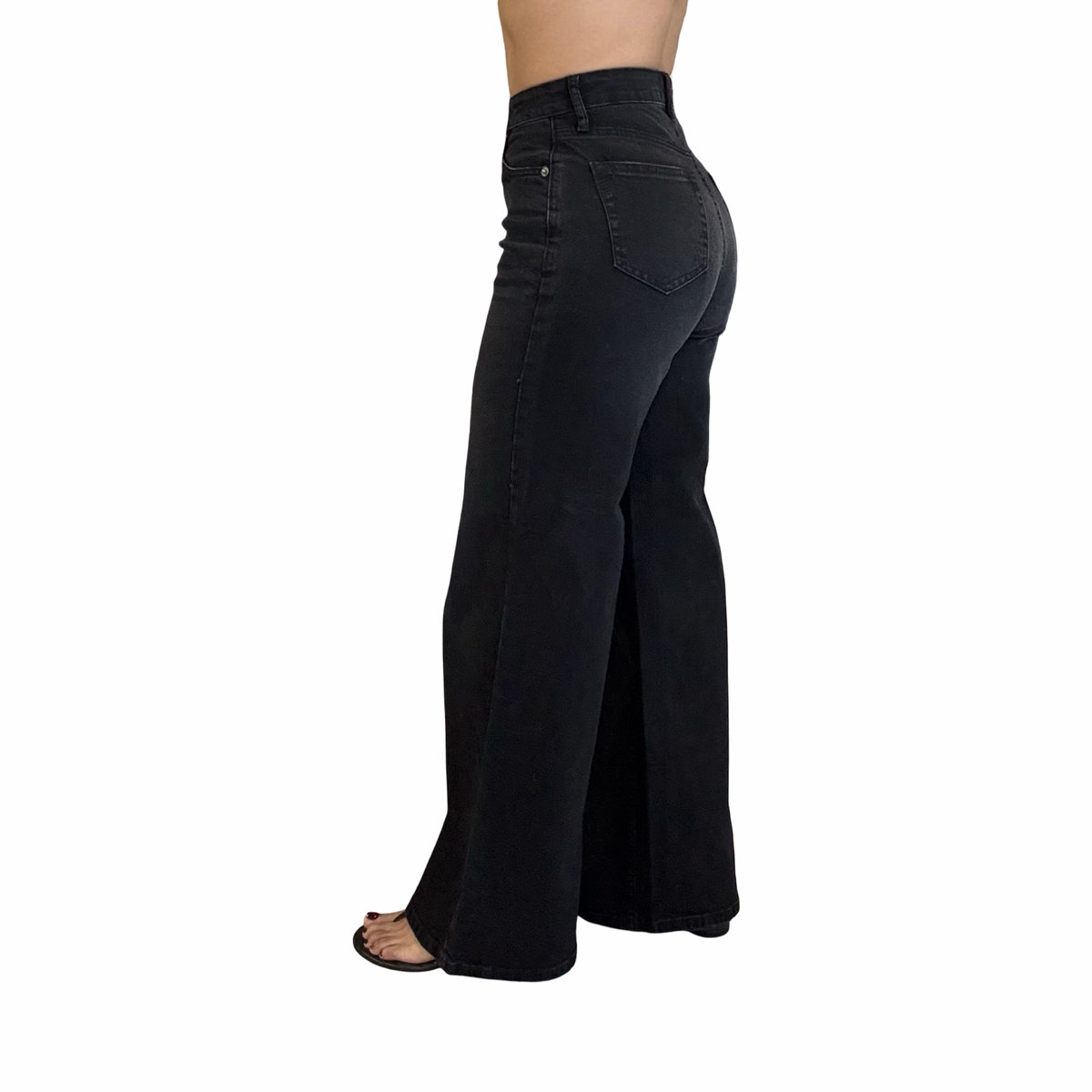Antonella High Rise Wide Leg Jeans – 30” Inseam