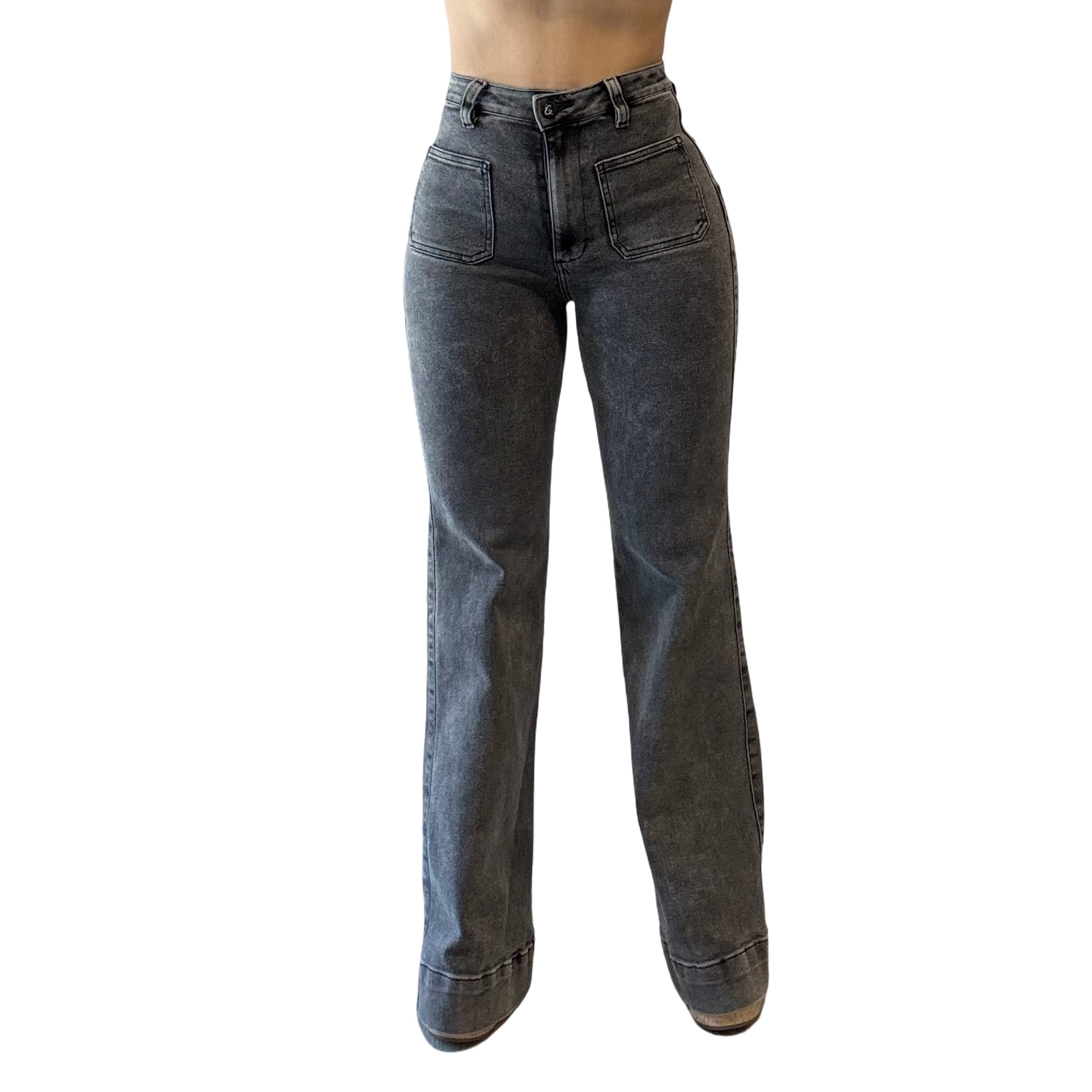 Seraphina High-Rise Flare Jean.